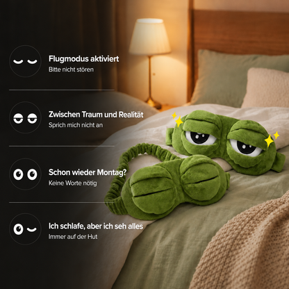 TheSleepFrog™ - Schlafmaske Frosch