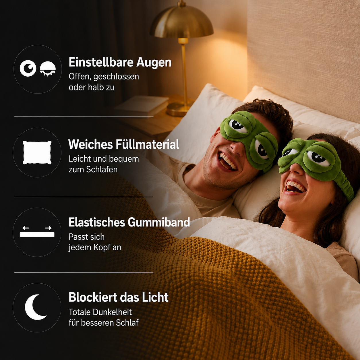 TheSleepFrog™ - Schlafmaske Frosch